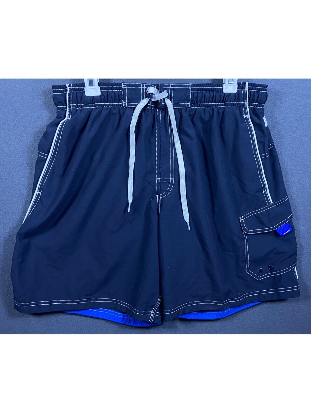 Vintage Mens Speedo Swim Trunks Size L Board Shorts Swimsuit Beach Ocean Classic